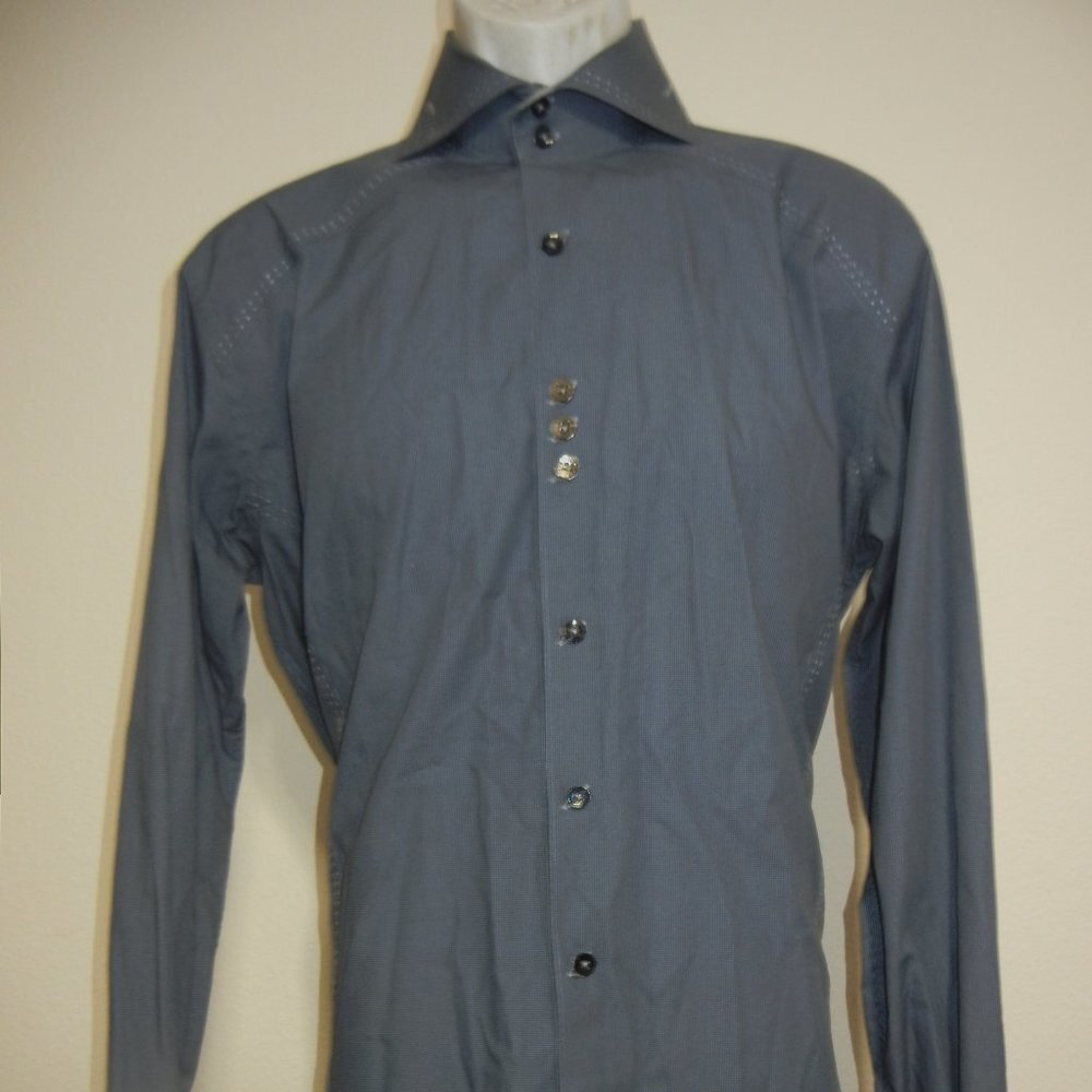 BOGOSSE | Men’s 4 Large Button Down Designer Shirt‎ Contrast Collar